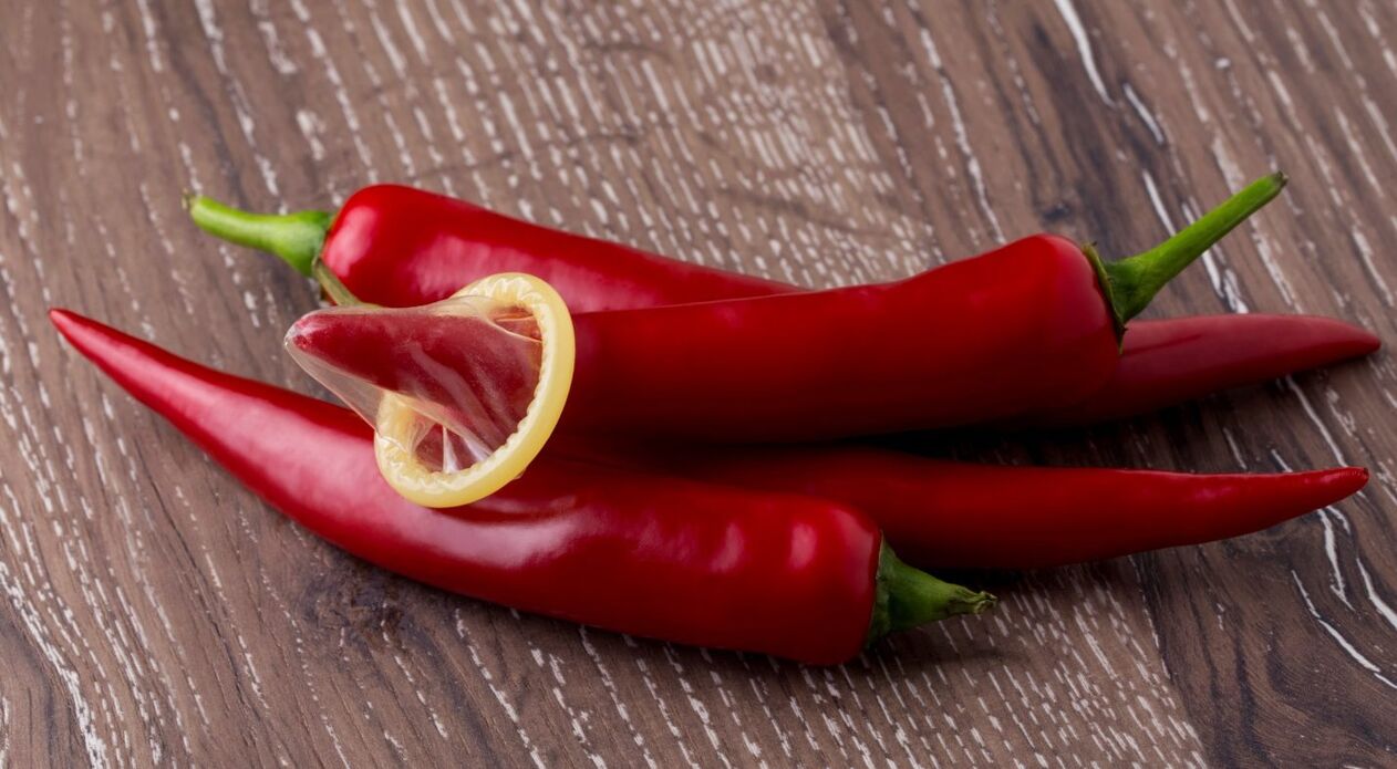Hot pepper increases testosterone levels in the human body and improves potency