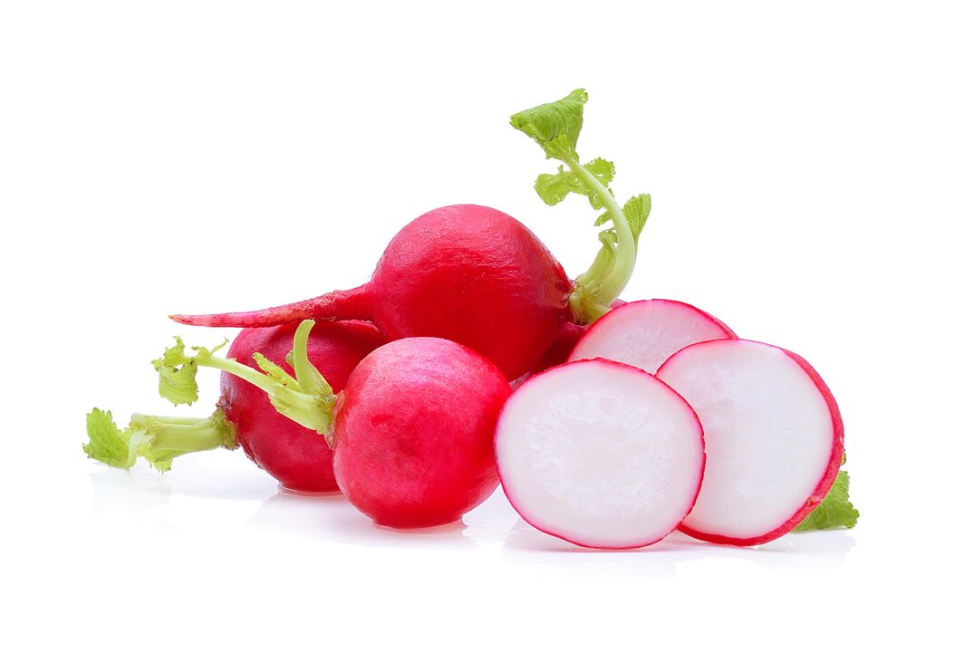 radishes to increase potency